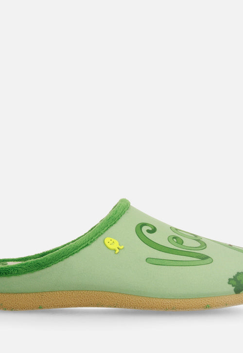 VEGAN LIFE GREEN HOUSE SLIPPERS