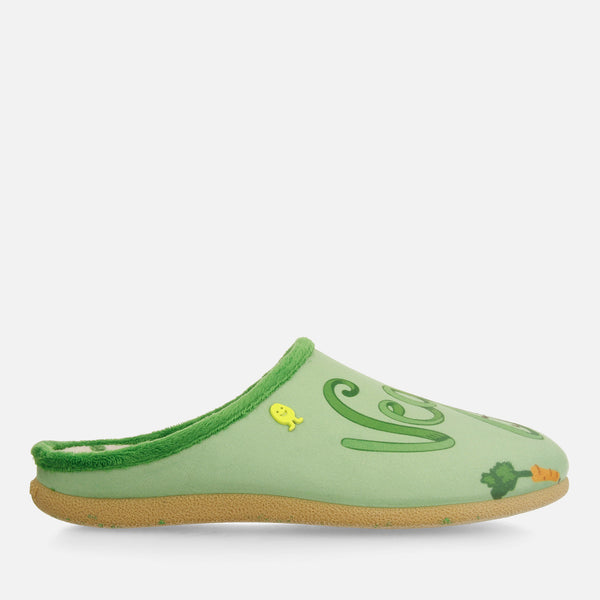 VEGAN LIFE GREEN HOUSE SLIPPERS