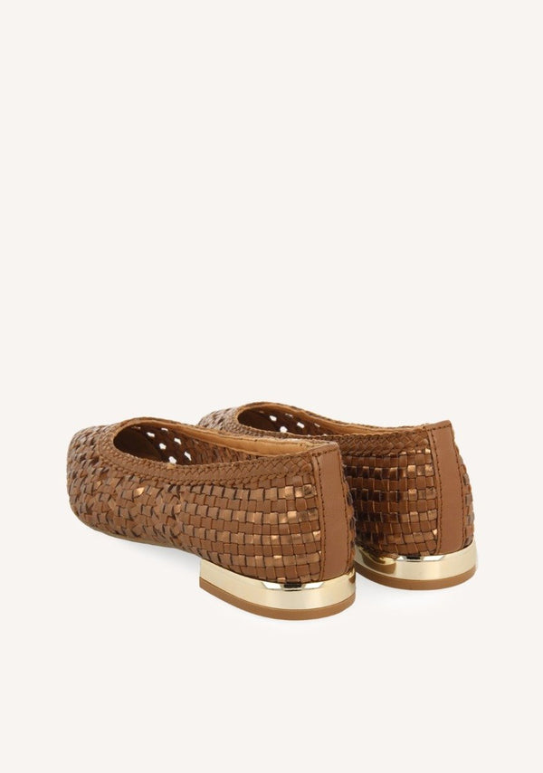 LEATHER BALLET FLATS BLENHEIM
