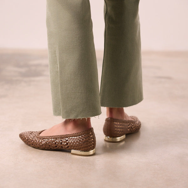 LEATHER BALLET FLATS BLENHEIM