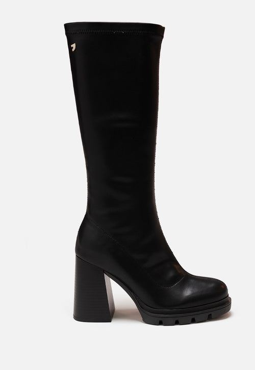 BOTAS ALTAS TACÓN Y SUELA TRACK VESZTO