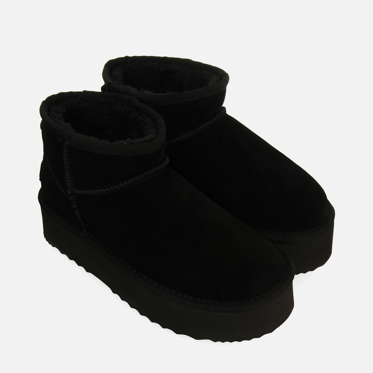 STIVALI AUSTRALIANI CON PIATTAFORMA IN PELLE ALLEGANY