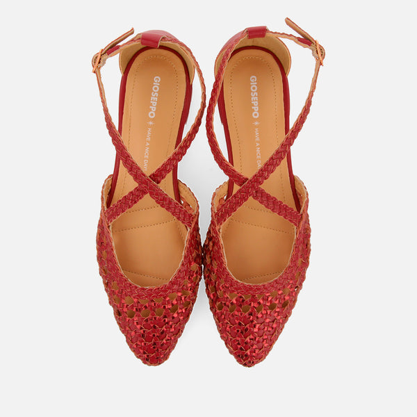 LEATHER BALLET FLATS LOXHORE