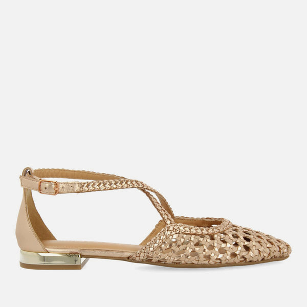 LEATHER BALLET FLATS LOXHORE