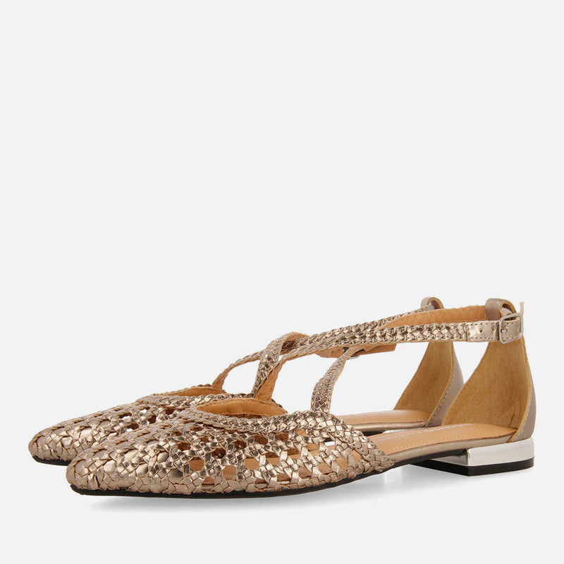 LEATHER BALLET FLATS LOXHORE