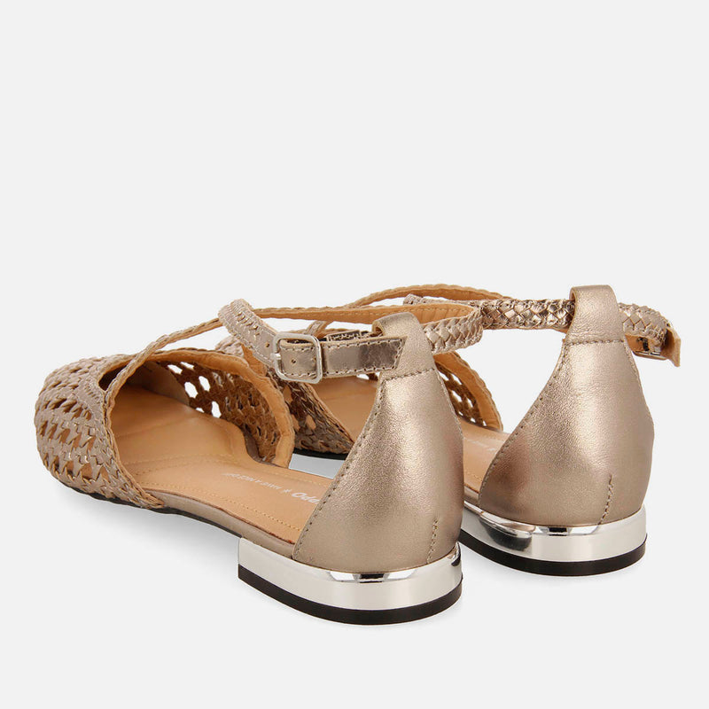 LEATHER BALLET FLATS LOXHORE