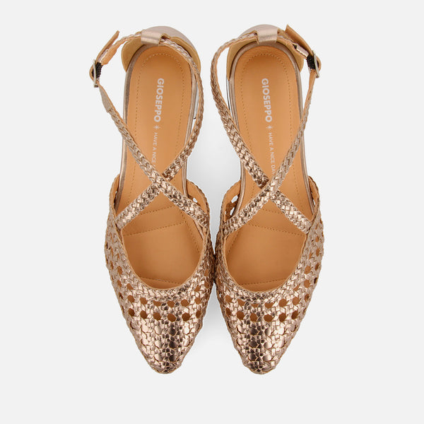 LEATHER BALLET FLATS LOXHORE