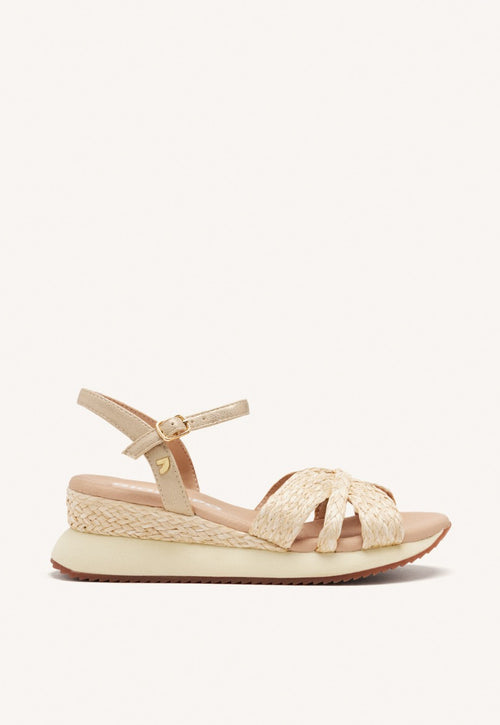 SANDALIAS CUÑA RAFIA GUILDHALL