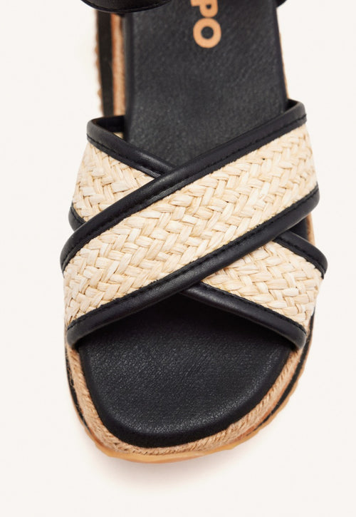 SANDALIAS PLATAFORMA RAFIA BOSCAWEN