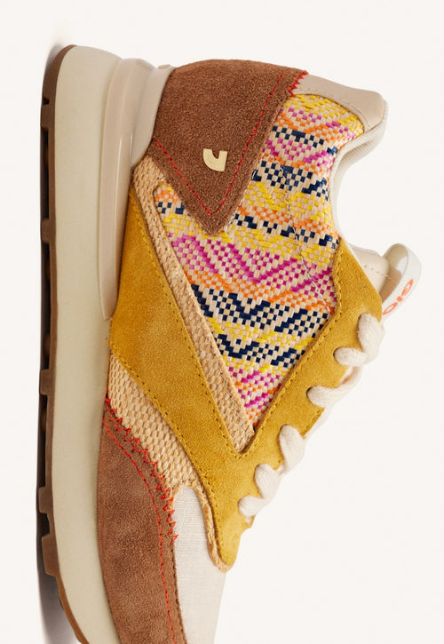 ZAPATILLAS PIEL CUÑA RAFIA MORRILL