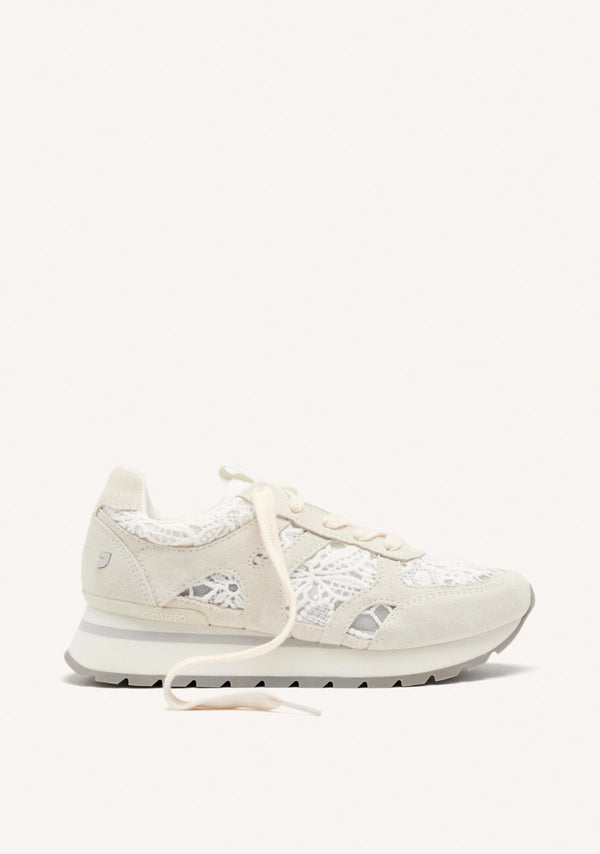 BASKETS COMPENSÉES CUIR ET LACETS BEETOWN