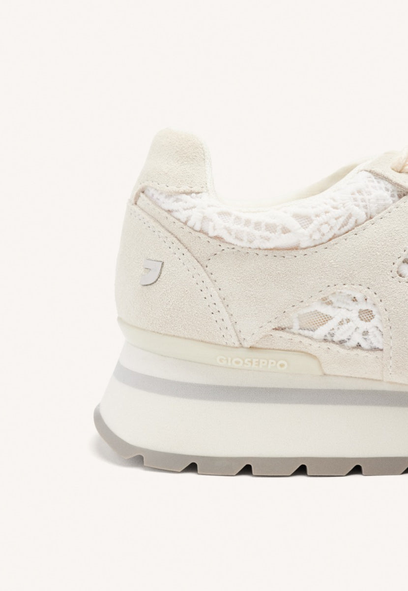 SNEAKERS CON ZEPPA PELLE E PIZZO BEETOWN