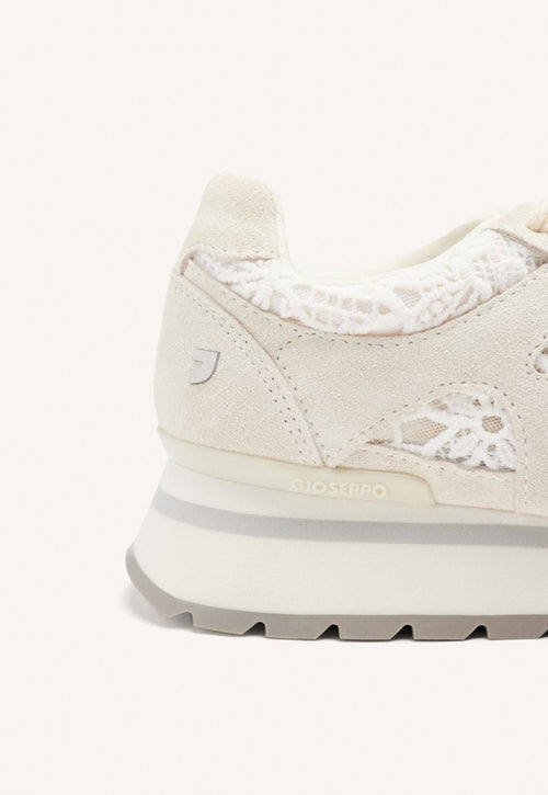 SNEAKERS CON ZEPPA PELLE E PIZZO BEETOWN