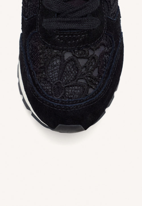 SNEAKERS CON ZEPPA PELLE E PIZZO BEETOWN