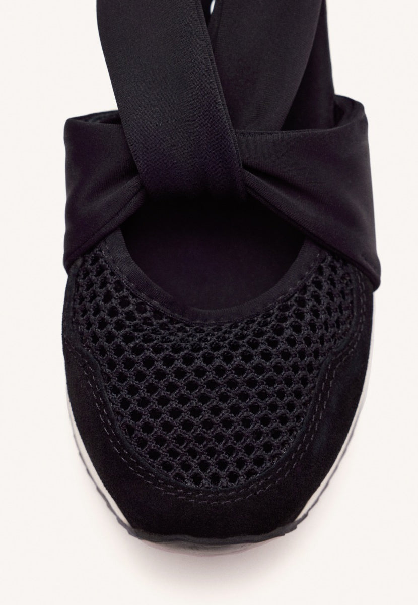 ZAPATILLAS ABIERTAS PIEL CUÑA RAFIA DARLINGTON