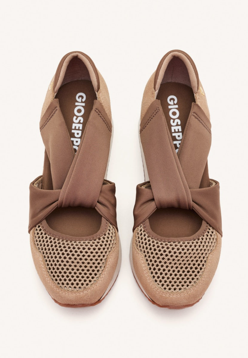 ZAPATILLAS ABIERTAS PIEL CUÑA RAFIA DARLINGTON