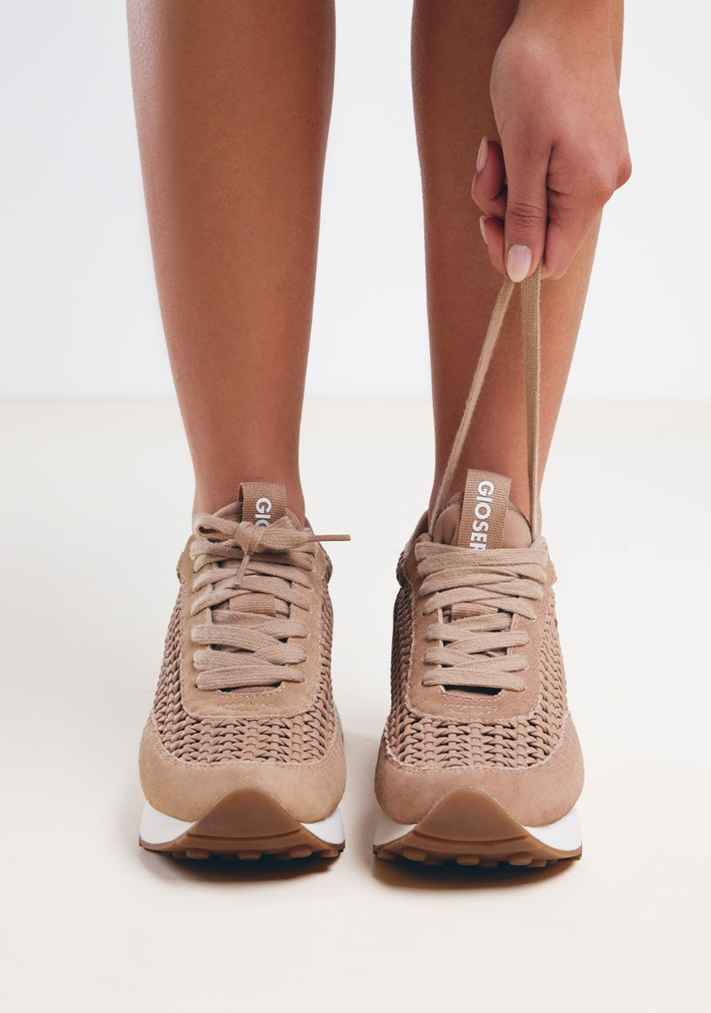 ZAPATILLAS CUÑA PIEL Y REJILLA HIGHGATE