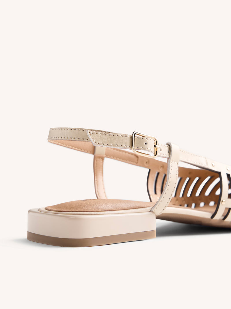 BALLERINE APERTE PELLE JERICHO