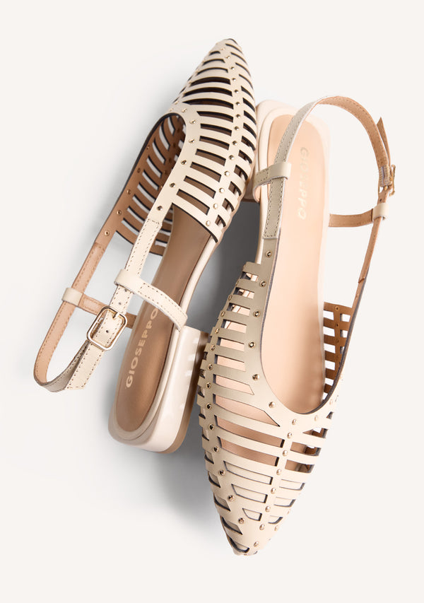 LEATHER STRAP MULES JERICHO