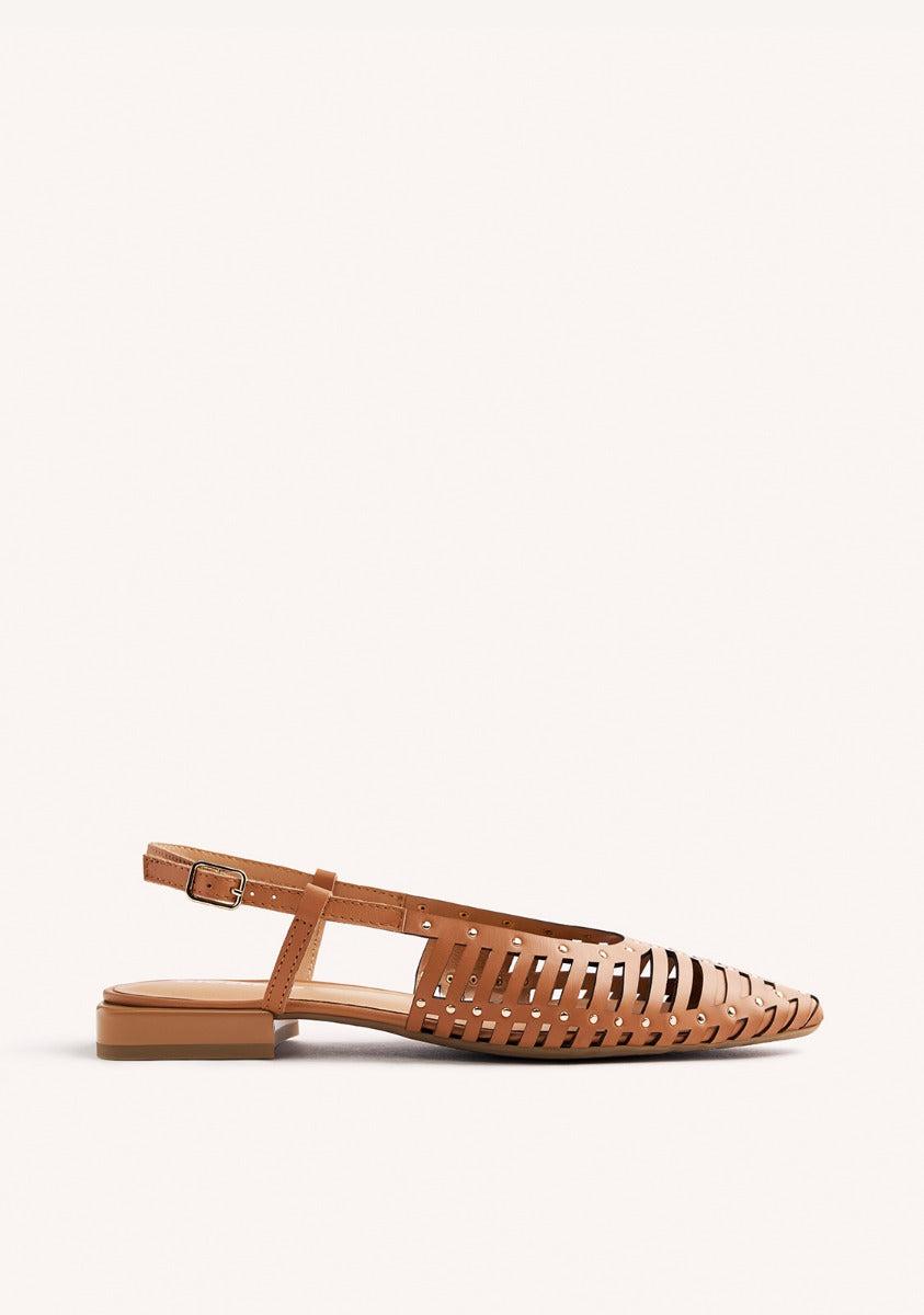 LEATHER STRAP MULES JERICHO