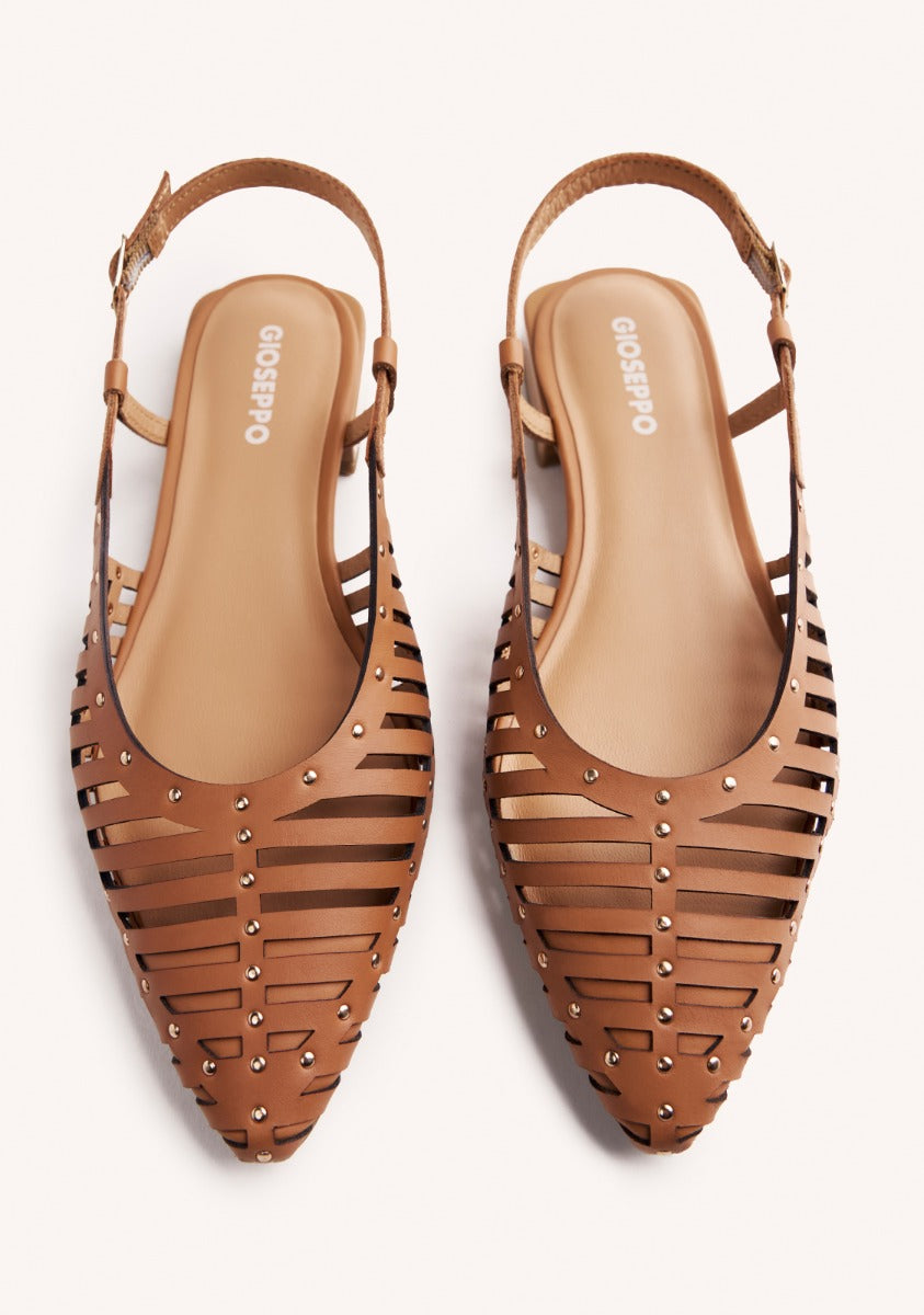 LEATHER STRAP MULES JERICHO