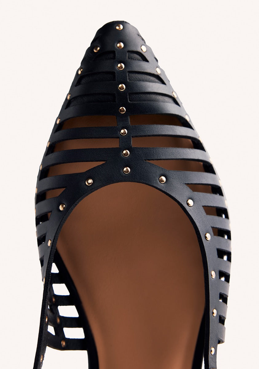 MULES À BRIDES CUIR JERICHO