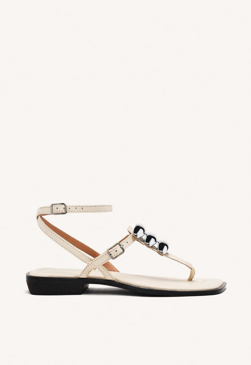 SANDALIAS GRIEGAS PIEL JOYAS RESEBURG