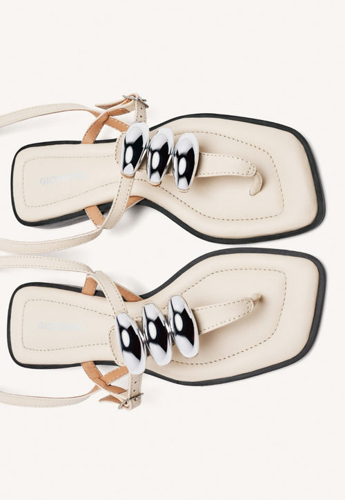 SANDALIAS GRIEGAS PIEL JOYAS RESEBURG