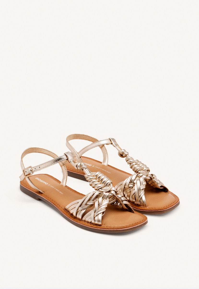 SANDALIAS PIEL NUDOS WALDEN