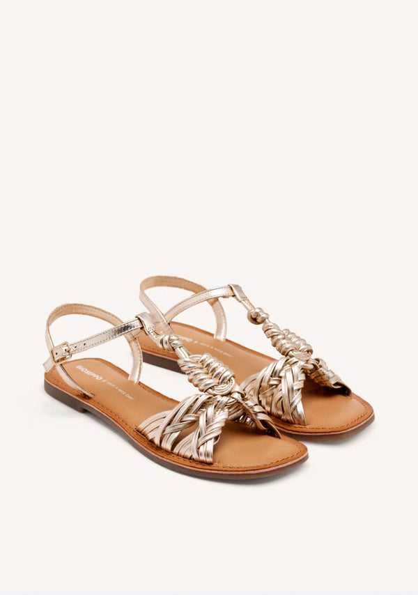 SANDALIAS PIEL NUDOS WALDEN