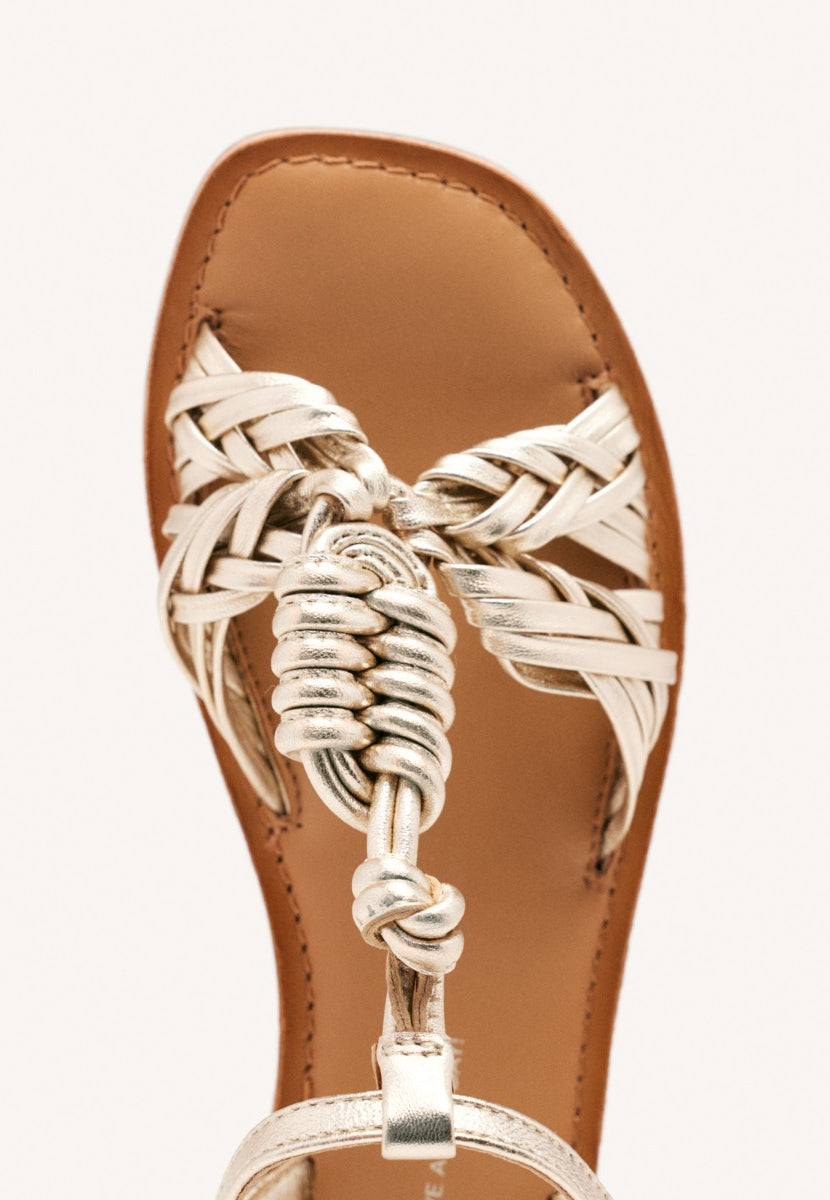 SANDALIAS PIEL NUDOS WALDEN