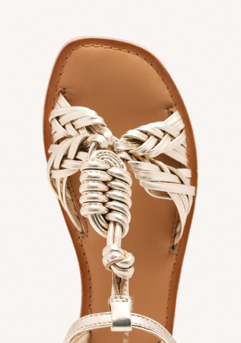 SANDALIAS PIEL NUDOS WALDEN