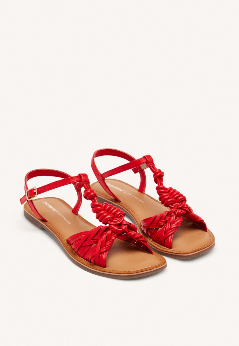 SANDALIAS PIEL NUDOS WALDEN