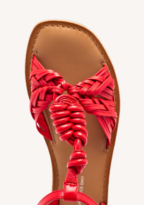 SANDALIAS PIEL NUDOS WALDEN