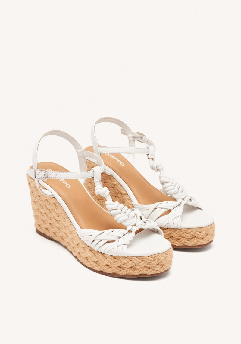 SANDALIAS PIEL CUÑA YUTE CASTINE