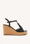 SANDALIAS PIEL CUÑA YUTE CASTINE