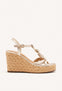 SANDALIAS PIEL CUÑA YUTE CASTINE