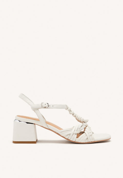 SANDALI CON TACCO PELLE BARNARD