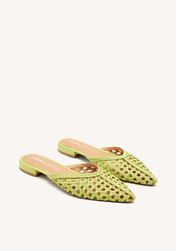 MULES PELLE INTRECCIATA ANTRIM