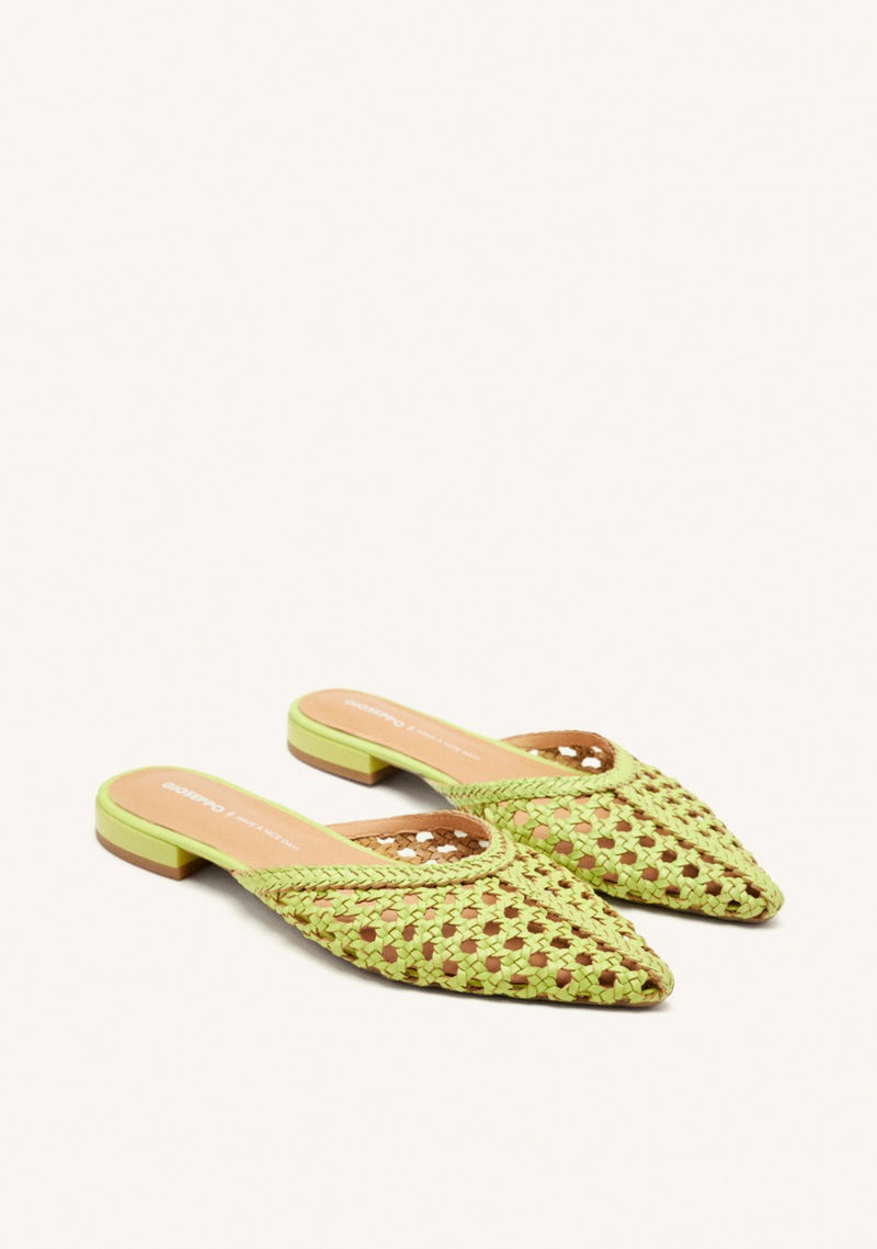 MULES PELLE INTRECCIATA ANTRIM