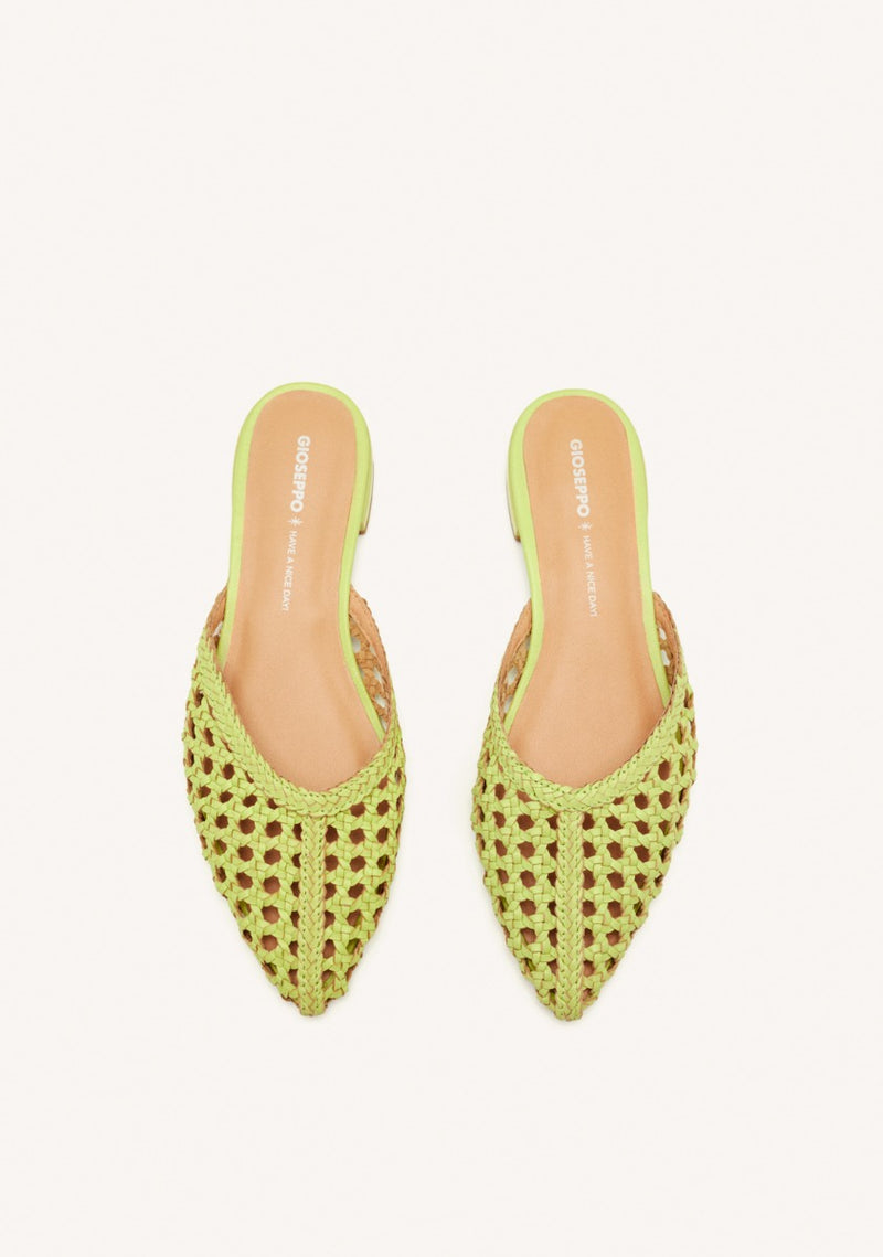 MULES PELLE INTRECCIATA ANTRIM