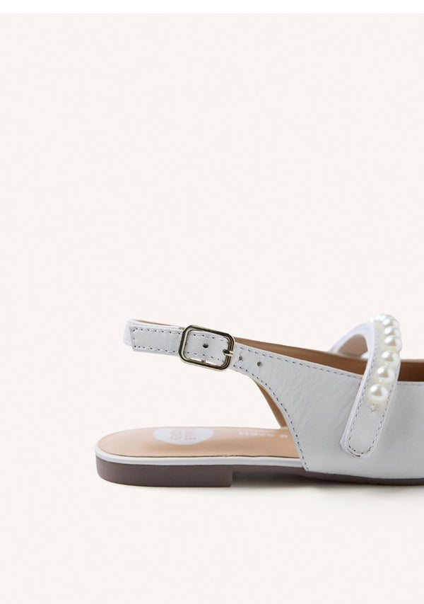 LEATHER PEARL BALLET FLATS HAWLEY