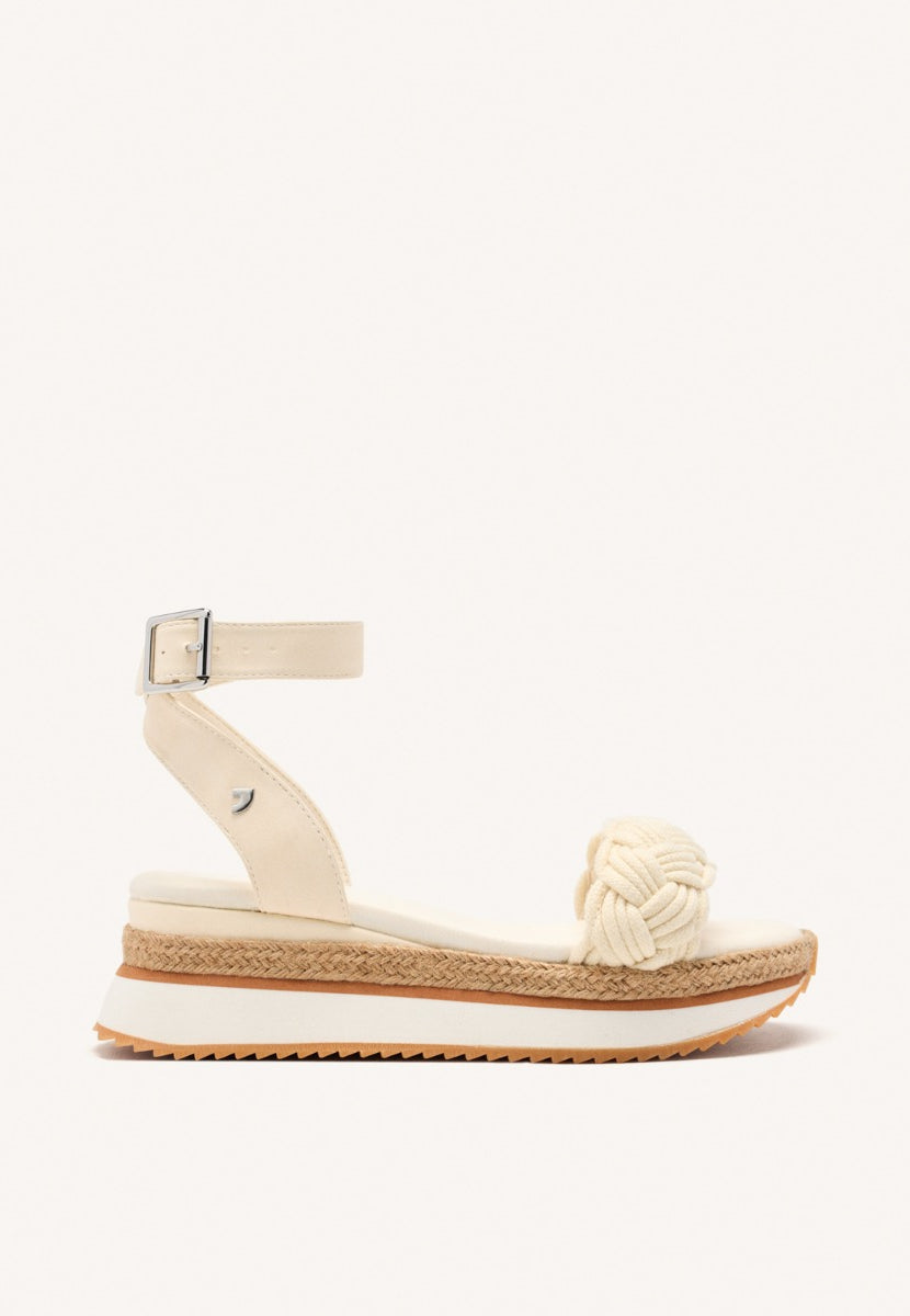 SANDALIAS TRENZADO PLATAFORMA RAFIA HAMPSTEAD