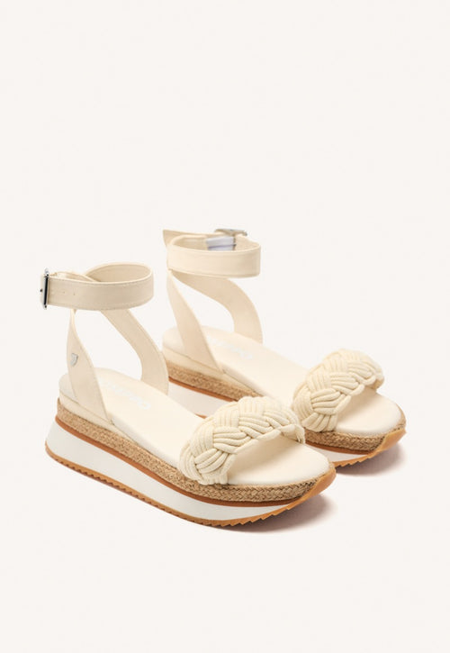 SANDALIAS TRENZADO PLATAFORMA RAFIA HAMPSTEAD