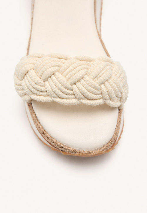 SANDALIAS TRENZADO PLATAFORMA RAFIA HAMPSTEAD
