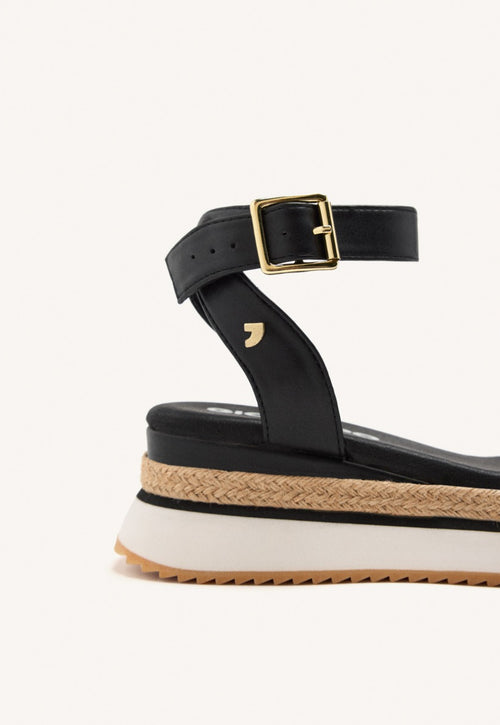 SANDALIAS TRENZADO PLATAFORMA RAFIA HAMPSTEAD