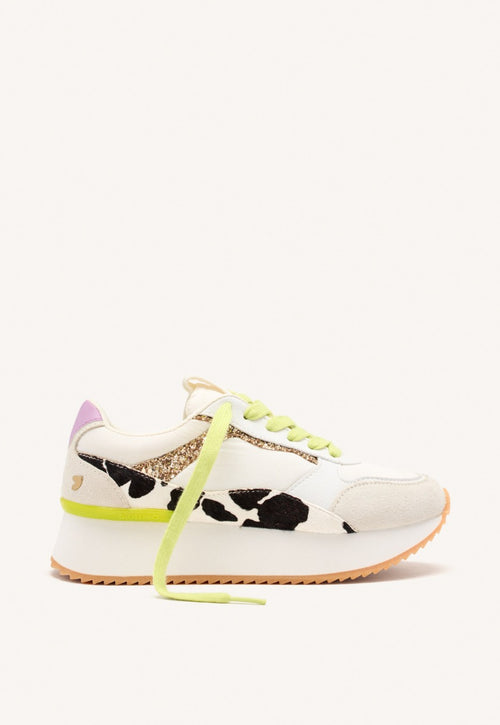COW LEATHER PLATFORM SNEAKERS BOWDOIN