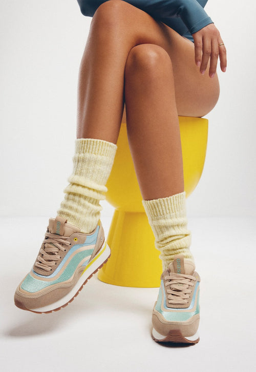 ZAPATILLAS RETRO PIEL MONKTON