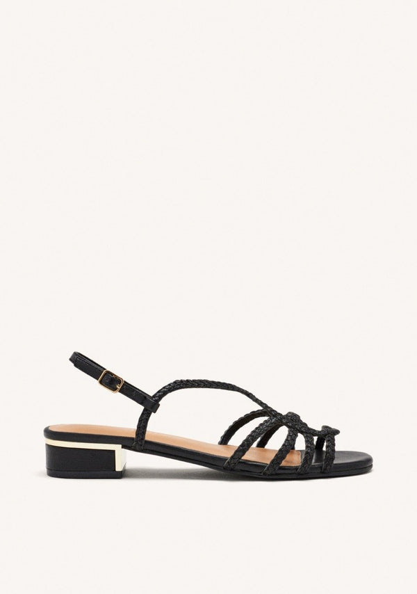 SANDALES À TALONS CUIR POWNAL