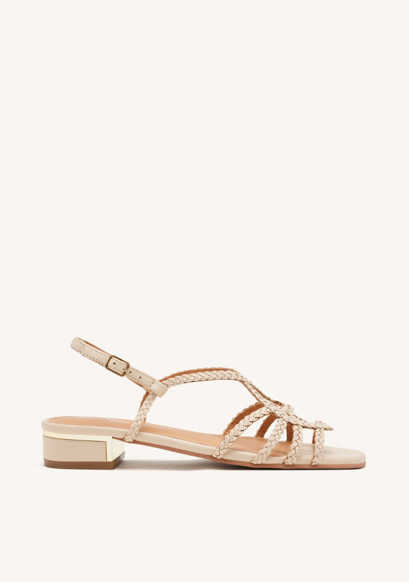 SANDALES À TALONS CUIR POWNAL